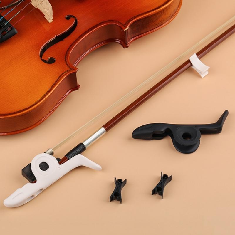 Silicone Clip On Violin Bows Holder Student Finger Corrector Assitant Violin Grip Bows Corrector Holder Easy to Use