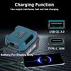 Держатель-адаптер для аккумулятора с портом быстрой зарядки USB Type C для 40-вольтных аккумуляторных блоков-пряжек, носители