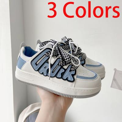 Повседневные модные уличные женские кроссовки на шнуровке, удобная спортивная обувь для бега