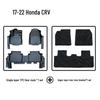 Экологичные ТПЭ коврики и накладки на пороги для Honda CRV 2017-2022 - Без запаха, Оригинальная форма