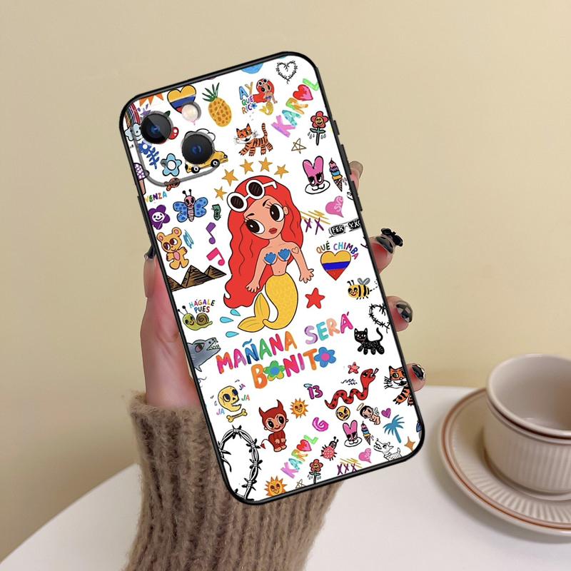 Karol G Phone Case For iPhone 16 Pro Max 14 13 12 11 15 17 Pro Max mini Plus 16e 17 Air Cover Funda
