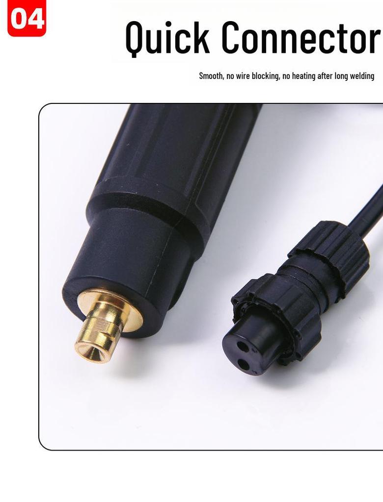 Сварочный пистолет без газа с проволокой 3 м/5 м, порошковая проволока NBC250, быстроразъемное соединение 14AK, совместим с небольшими сварочными аппаратами