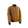 Racer Causal Fit Handmade Genuine Men's Suede Tan Causal Stylish Lambskin Jacket