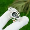 Maligano Jasper Gemstone Citrine Bezel Sister Unique Pendant 925 Sterling Silver