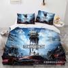Darth Vader Star Wars Kit 3D Digital Printing Abraded Quilt Cover Bedding Three-Piece Set