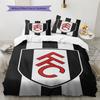 Fulham F.C  Pattern Bedding Quilt Set Quilt Cover Pillowcase Home Decoration Birthday Gift (1 * duvet cover + 2 * pillowcase, without core)