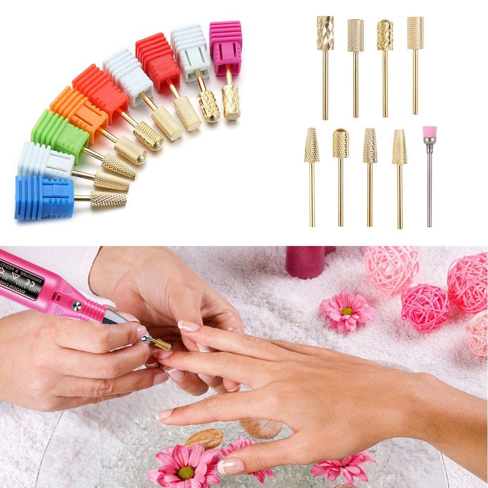 Tools Cone Carbide Bit Tungsten Steel Carbide Nail Drill Bits Large Tapered Barrel 3/32 inch Shank