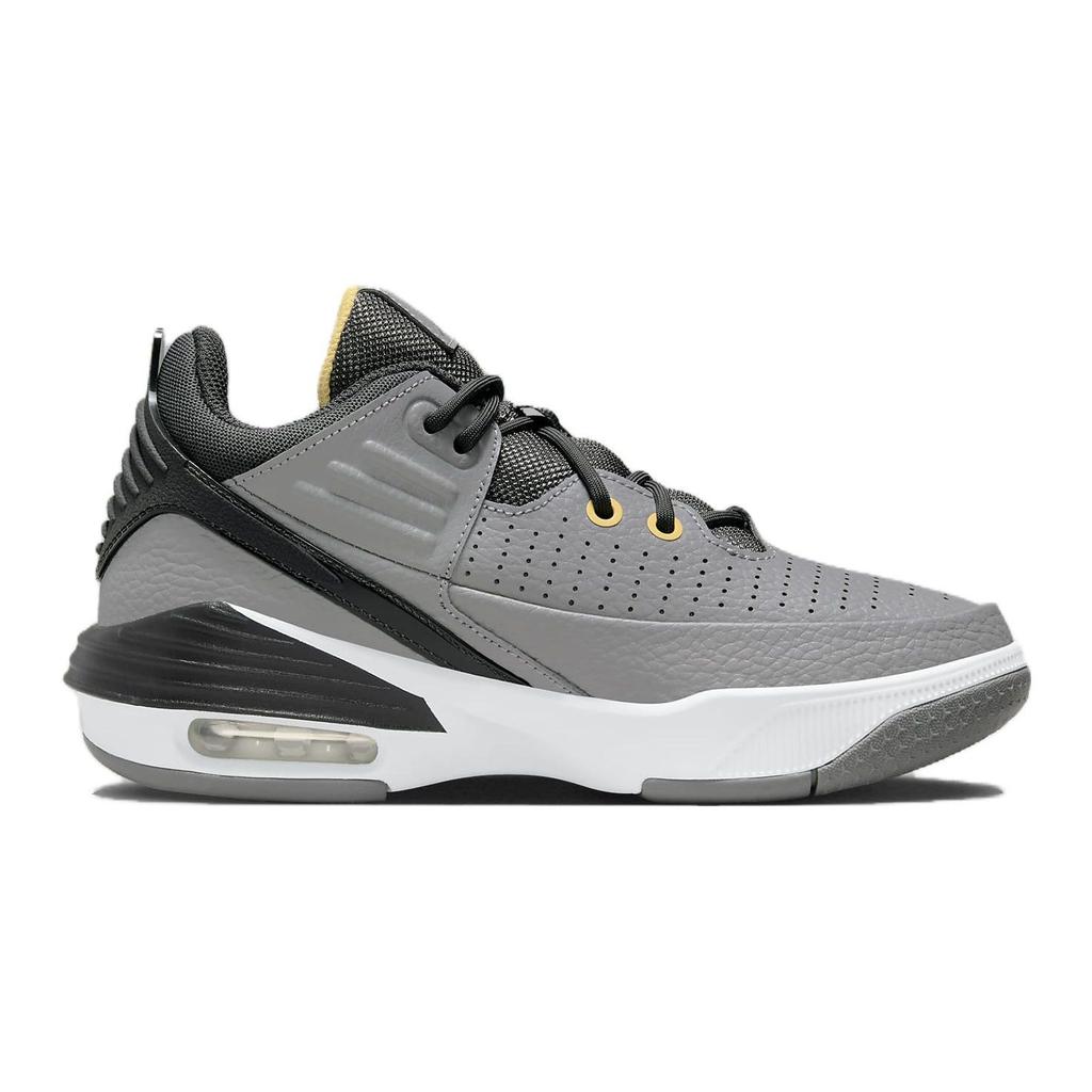 Jordan Max Aura 5 Удобные Нескользящие Амортизирующие Низкие Баскетбольные Кроссовки Детские кроссовки Серый DZ4352-007