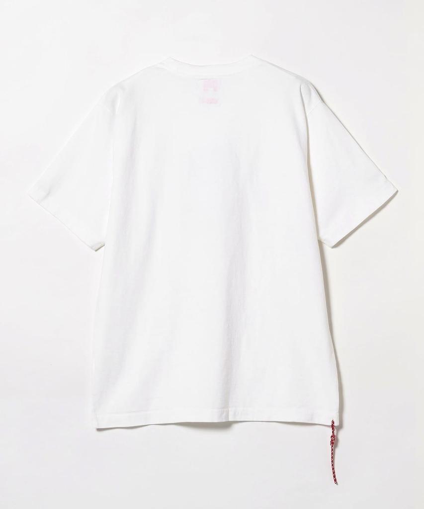 BEAMS JAPAN Футболка с графическим логотипом Белая Повседневная футболка Япония