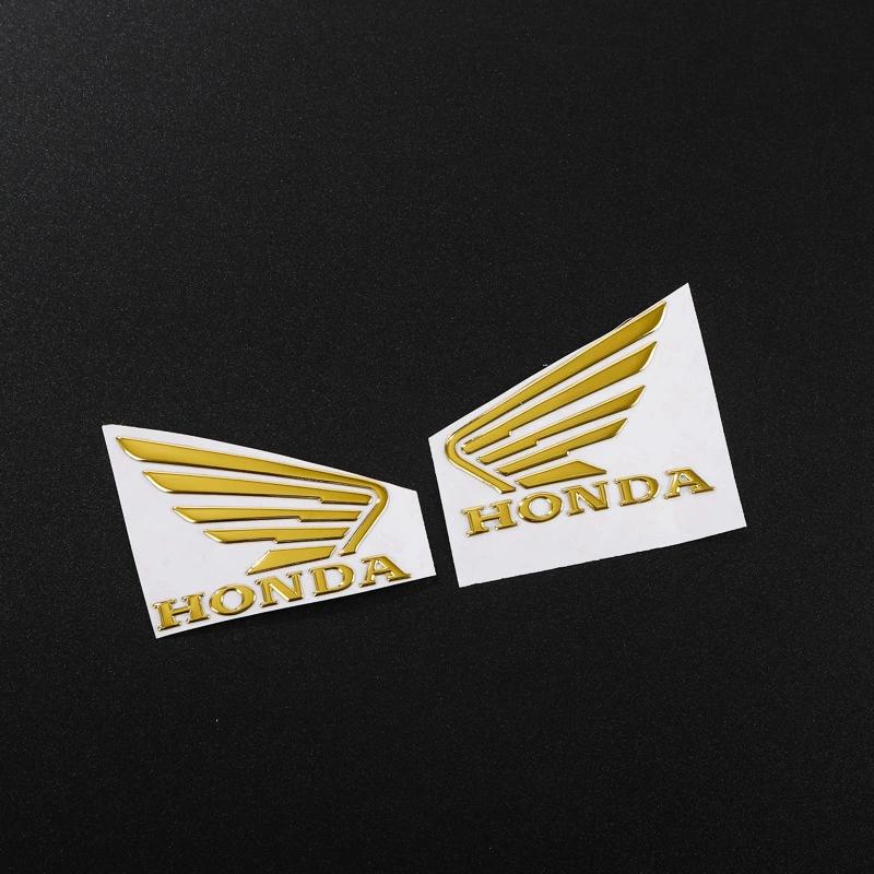 CKU5 Honda Sticker Logo Wing 3D For Motorcycle Decoration motorbike stickers Fuel Tank Body Tail Wing Side Pcx160nss 350pcx 125cbr