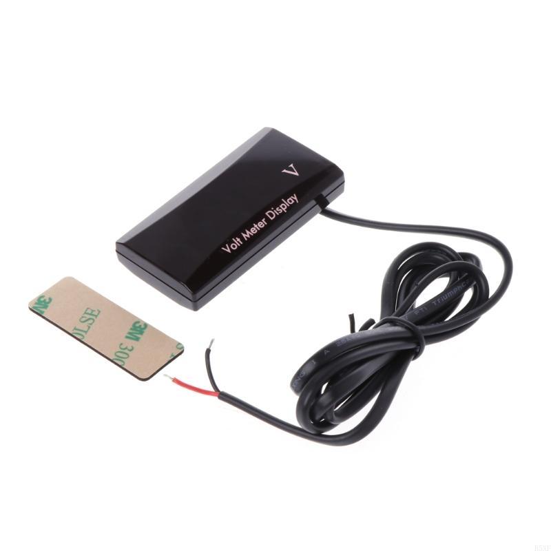 2025 Новый цифровой вольтметр Светодиодный цифровой дисплей Круглый вольтметр Автомобильный вольтметр 8-16 В Цифровой дисплей Вольтметр
