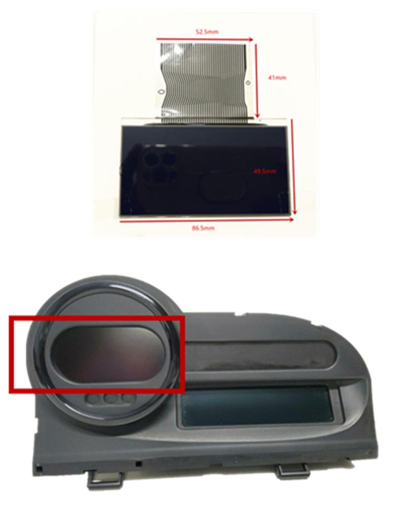 ЖК-дисплей приборной панели для Renault twingo II 2 MK2 combi спидометр инструмент 2007-2013