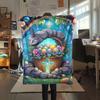 1Pc Easter Pokemon Print Flannel Blanket, High quality Comfortable for All Seasons, Home Decor, Warmth and Comfort, Perfect for Christmas Gifts