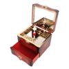 Rotating Ballerina Dancer Music Box Nostalgic Elegant Dancing Girl Musical Jewellery Box for