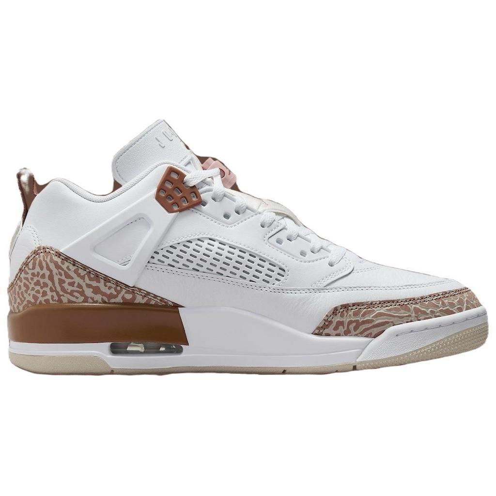 Мужские кроссовки Air Jordan Spizike Low Archaeo Brown Белый Розовый-Оксфорд Светло-коричневый FQ1759-101