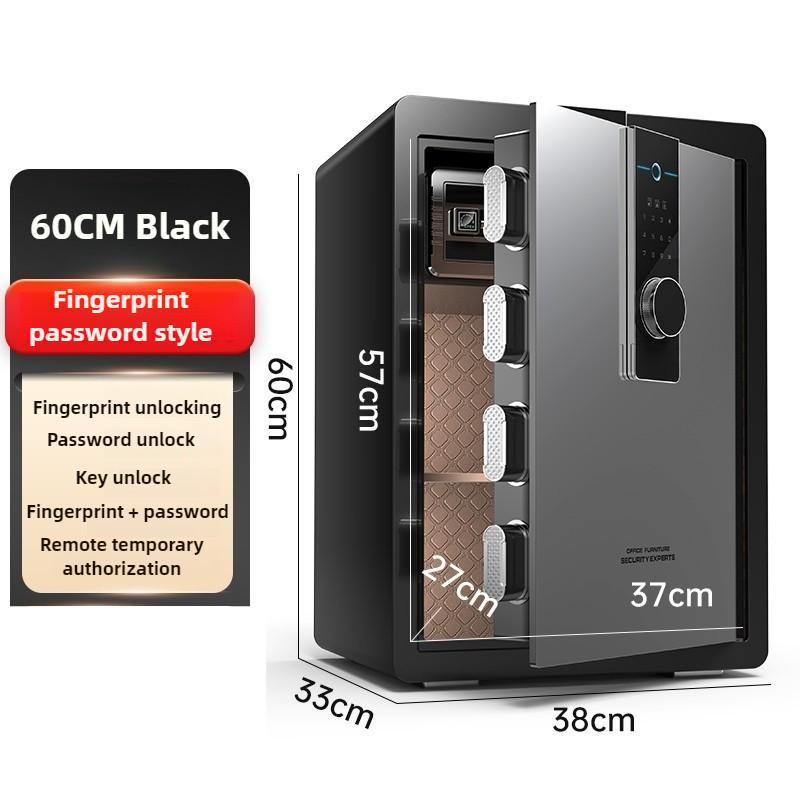 Anti-theft Alarm Digital Safe Deposit Box Small Home Office Safe Box All Steel Bedside Cabinet File Storage Rack