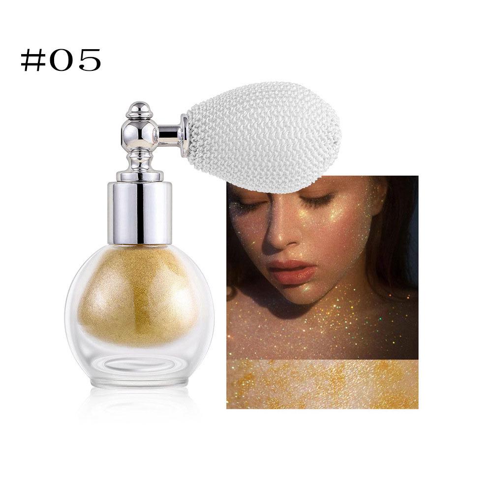 Трансграничный блестящий спрей для тела: Хайлайтер без логотипа с мелкой жемчужной пудрой для осветляющего сияния