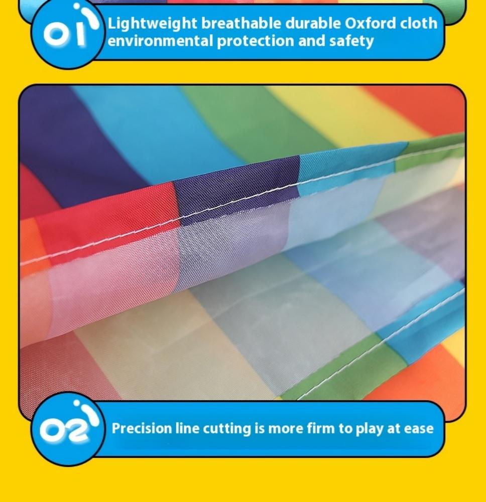 3/5/8M Цветной Радужный Детский Игровой Ползающий Тоннель Детская Игра Спортивные Игрушки Портативная Гладкая Ткань Игрушка для Активности на Улице и в Помещении