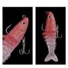 Искусственный Реалистичный Поппер Мягкий Свимбейт 8-сегментные Рыболовные Приманки Джиг-головка Мягкая Рыболовная Приманка Кастомная 3,54 дюйма мягкая Приманка