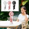 Handheld Fan Pocket Fan USB Rechargeable Portable Misting Fan with 4 Adjustable Speed, Battery Operated Personal Fan Spray Water Mist Fan for Outdoor