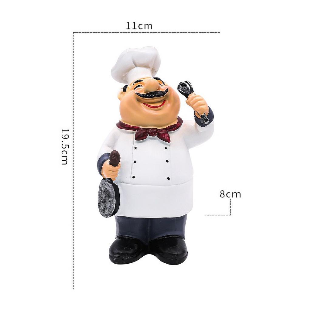 Деревенский пекарь, статуэтка из смолы - Декор для фермерской кондитерской для кухонной столешницы, винтажный подарок пекарю, любителю еды