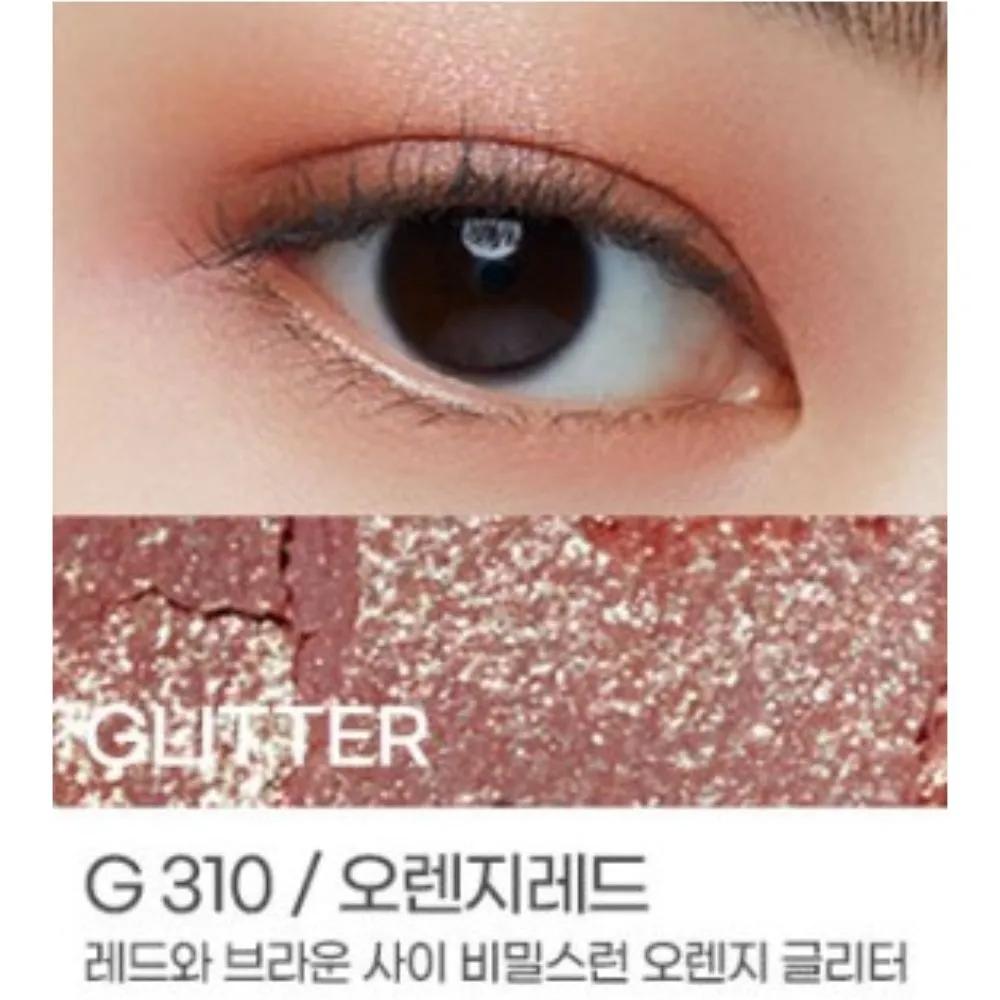 Kate Single Eyeshadow Point Glitter G310 Orange Red