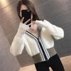 Knitted Cardigan Zipper Hooded 2022 New Sweater Long Sleeve Casual Sweater Cardigan Coat