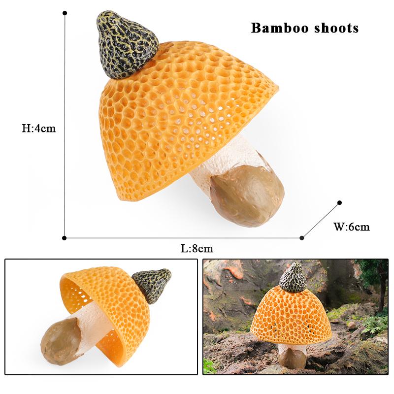 Oenux Игрушка для ролевых игр Милые фрукты Овощи Модель гриба Топперы для торта Еда Жуэ Семейное веселье Раннее образование для детей Подарок