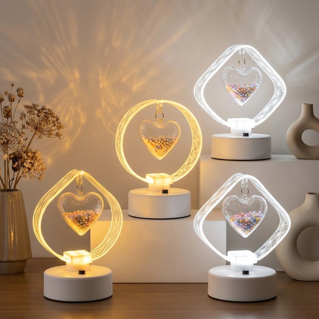 Acrylic night light party party creative atmosphere light mini night light birthday gift desktop ornament