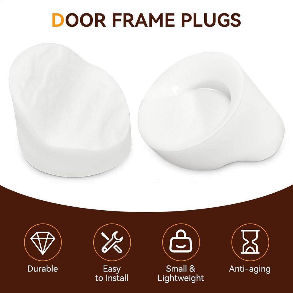 Заглушки для отверстий под саморезы на дверях и окнах, 50 штук, белые, торцевые заглушки для дверей и окон, заглушки для отверстий под саморезы на раме, крышки для дверей, окон, шкафов, заборов