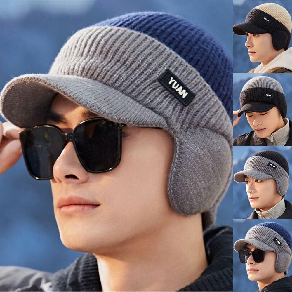 Dual Tone Dad Hat Keep Warm Couples Hats Fashion Baseball Cap Outdoor Activities