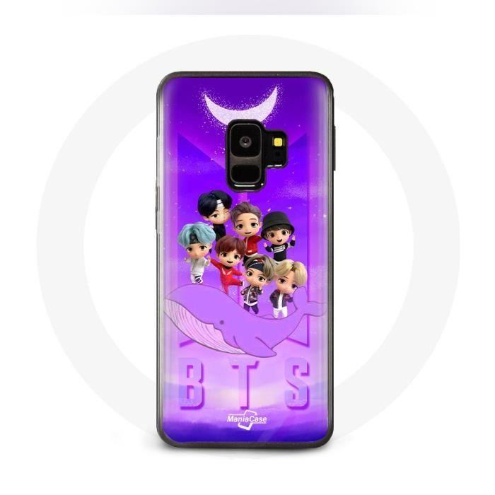 Чехол для Samsung Galaxy S9 Plus BTS TinyTAN Анимация Постер RM Джин Шуга Джей-Хоуп Чимин Чонгук И Ви Zero O’Clock