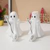 Призрак Собака Прогулка Украшение Смола Призрак Собака Прогулка Скульптура Хэллоуин Книжная полка Вечеринка Домашний Офис Декор