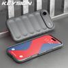 KEYSION Противоударный матовый чехол для телефона для iPhone 17 Pro Max 2025 Нескользящая мягкая силиконовая задняя крышка для телефона для iPhone 17 17 Air