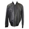 LOUIS VUITTON [Good condition/Domestic regular product] HIL47WTKV Reversible nylon/leather zip-up blouson/ Jacket 50 blackUsed