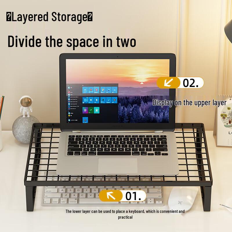 Metal Desk Clamp Laptop Cooling Stand