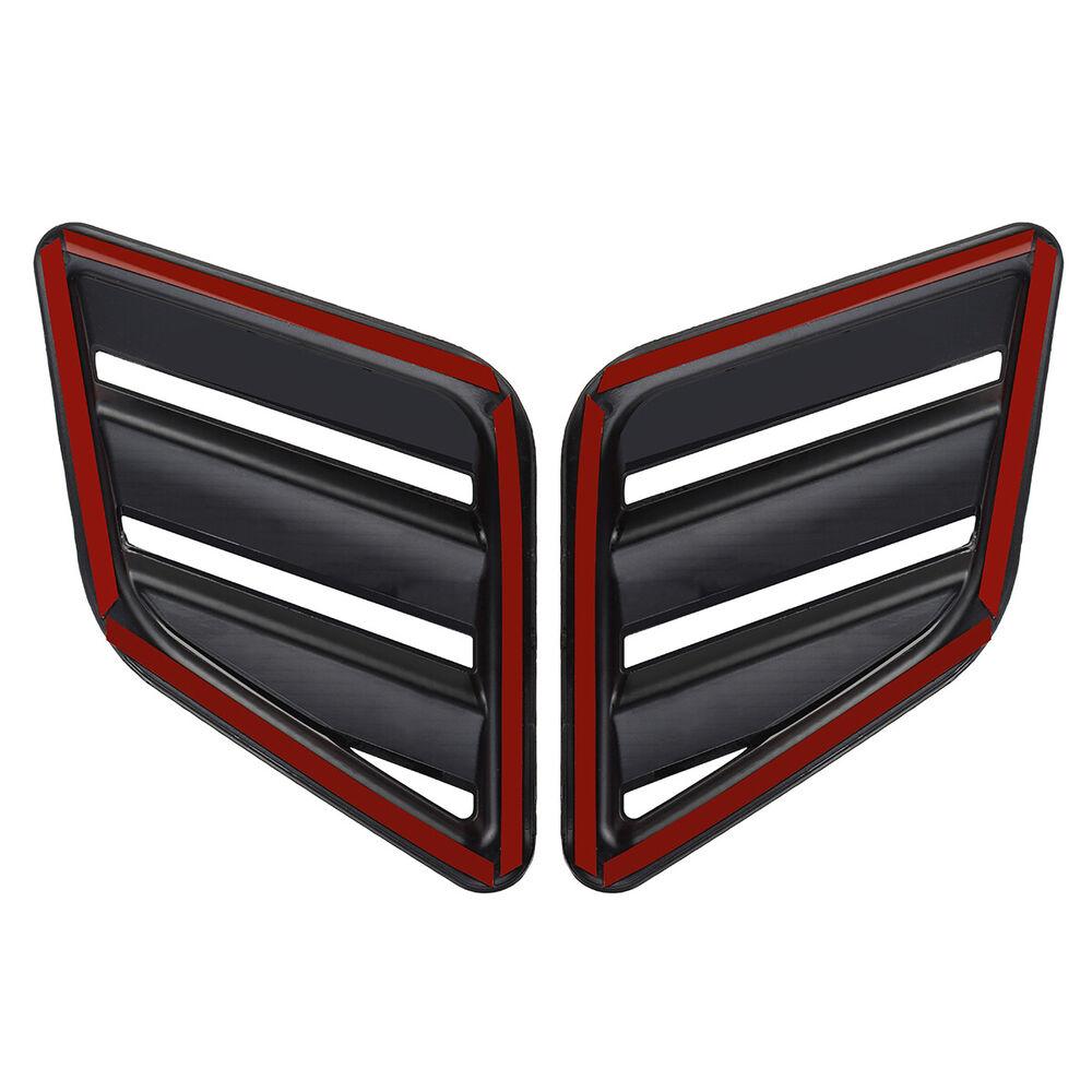 2X вентиляционное отверстие капота двигателя для Renault Megane 3 RS Clio MK4 2010-2016, жалюзи, воздухозаборник, вентиляционная крышка, крышка воздухозаборника, глянцевый черный