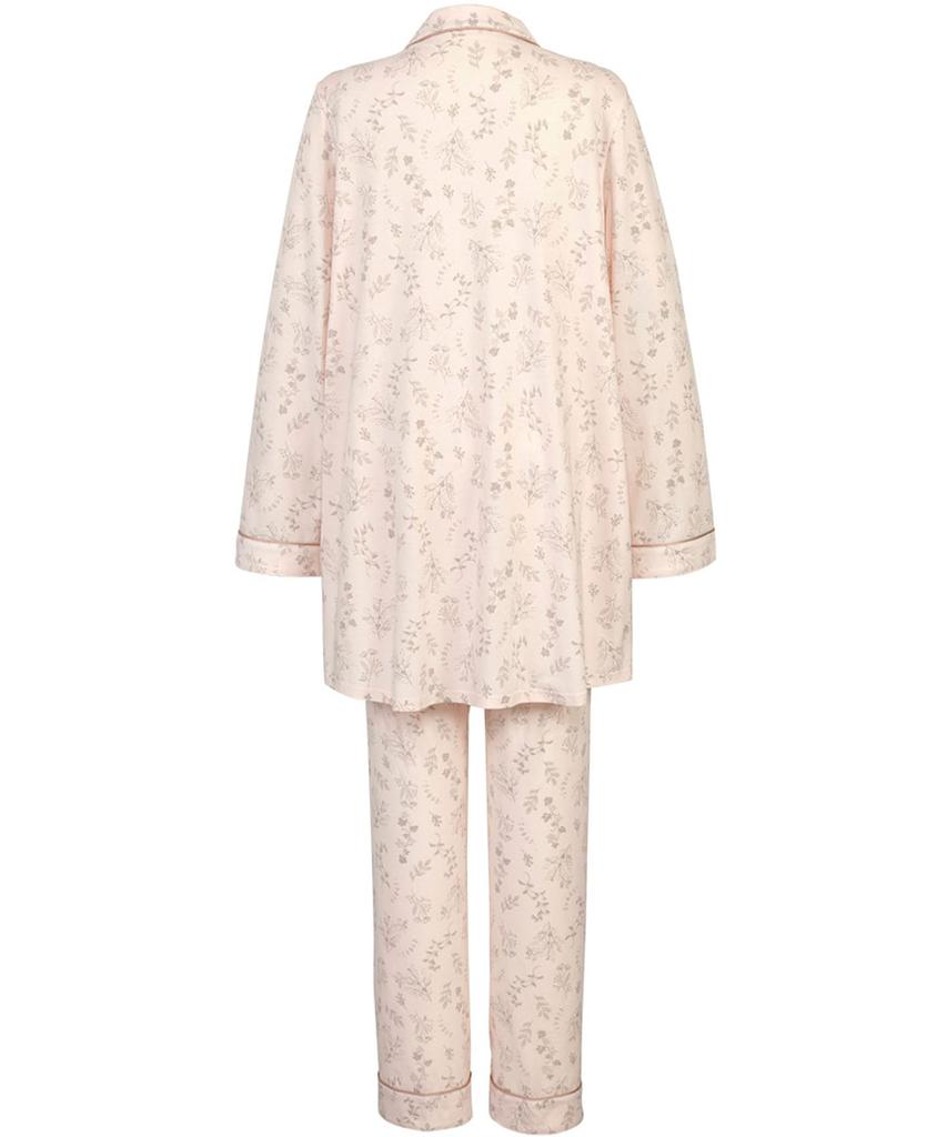 Пижама для беременных и хлопок Учитывает изменения формы тела во время беременности Открытия для кормления Длинные рукава Длинные брюки MFY245 PI [Wacoal]