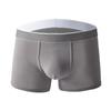 Summer Sexy Underwear Modal Elastic Men's Boxer Briefs Solid Color Underwear Silk Mid-Rise Boxer Swimming Boxer Briefs
