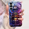 High Gloss Cyberpunk Tech phone case glass s25 ultra case s26 ultra case for Samsung Galaxy S26 S25 S24 S23 S22 FE Ultra Plus