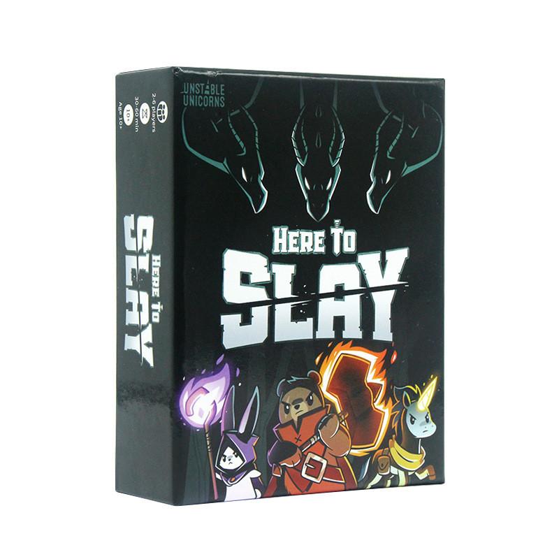 Набор карточных игр Here To Slay с дополнениями для семейного игрового вечера и стратегической игры