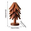 Wood Trivet Tree Wooden Insulation Coaster Anti-Scalding Cookware Coaster for Cookware Stove Pan Cup Teapot Hot Dishes Bowl