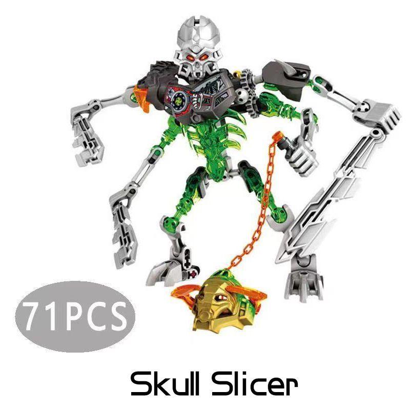 DIY Biochemical Warrior Master Domestic Building Blocks Skeleton Spider King Mech Assembly Combination toys for children gifts