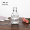 Small French Retro Glass Hydroponic Vase for Home Decor