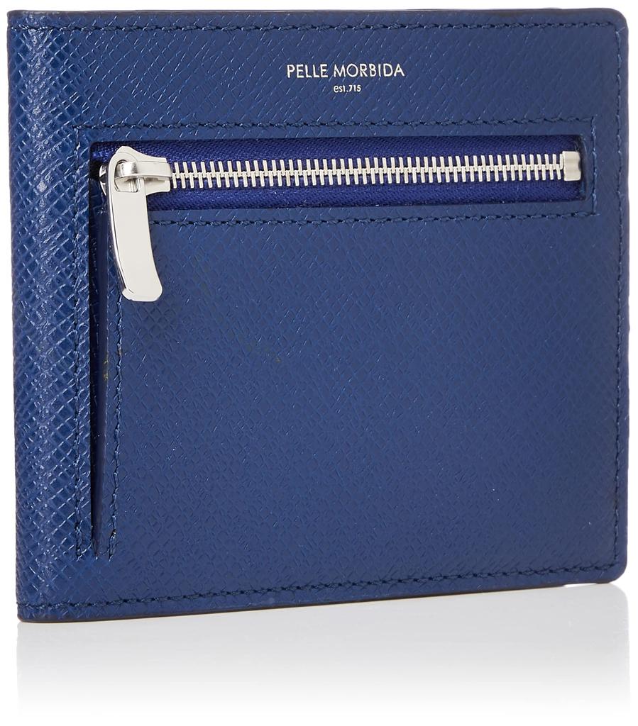 Компактный синий кошелек Pelle Morbida,