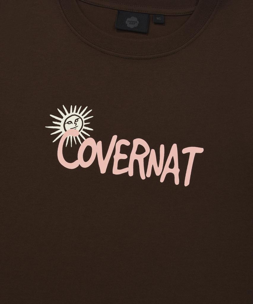 COVERNAT WOMAN Soleil Graphic T-Shirt Brown