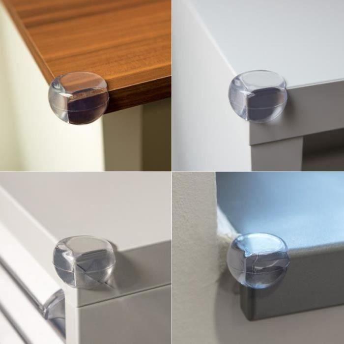 Protection coin de table en silicone transparent - Lot de 20 - YWEI - Non spécifié