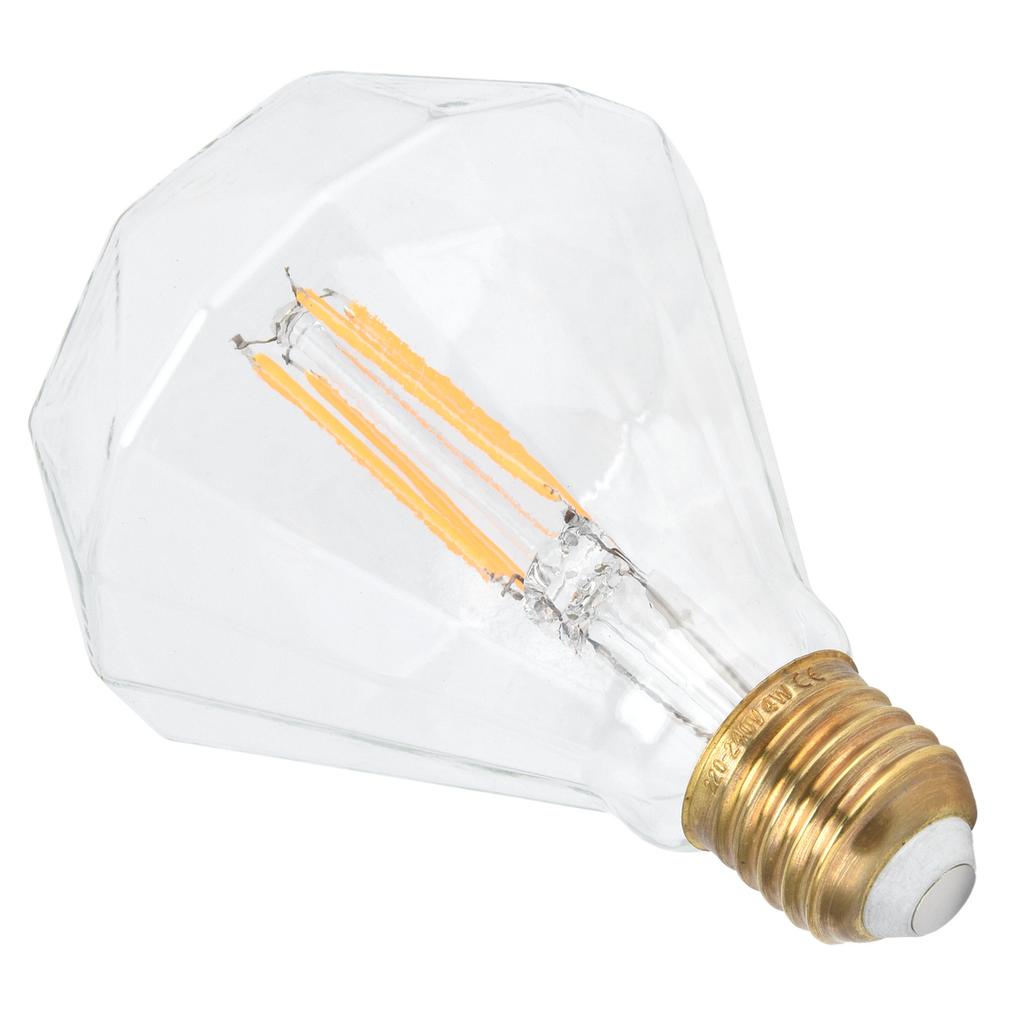 LED Light Bulb E27 4W Vintage Decorative Filament Lamp for Chandelier Wall Lamp 220V Warm Light