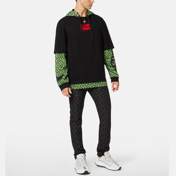 VERSACE SS22 Sweatshirt Men's Black 1003611-1A02482-5G110