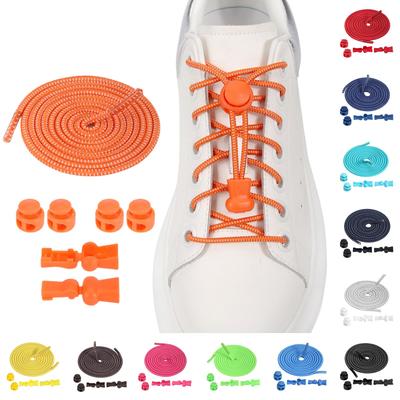 Взрослая цветная резинка с круглой пружинной пряжкой и эластичными шнурками-ленивцами